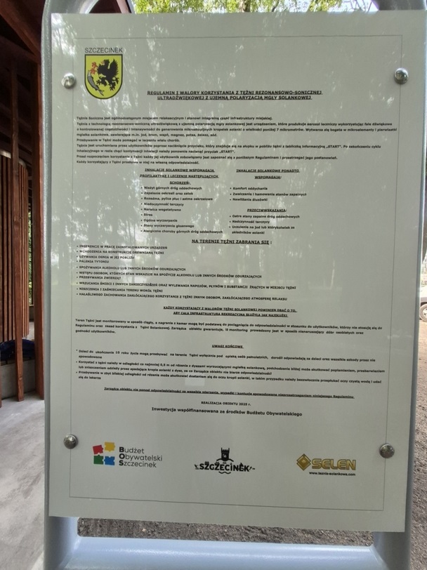 Zdjęcie do projektu Tężnia solankowa w Miejskim Parku