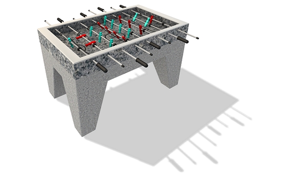 Plenerowy stół do piłkarzyków