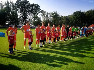 Zdjęcie przedstawiające piłkarzy