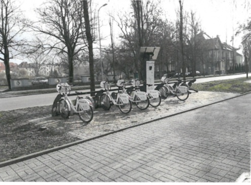 stacja rowerowa ul. Mickiewicza w Szczecinku stacja rowerowa ul. Mickiewicza w Szczecinku